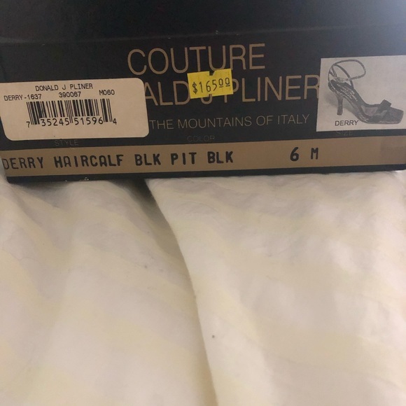 Donald J Pliner Couture Black Heels - Picture 5 of 6